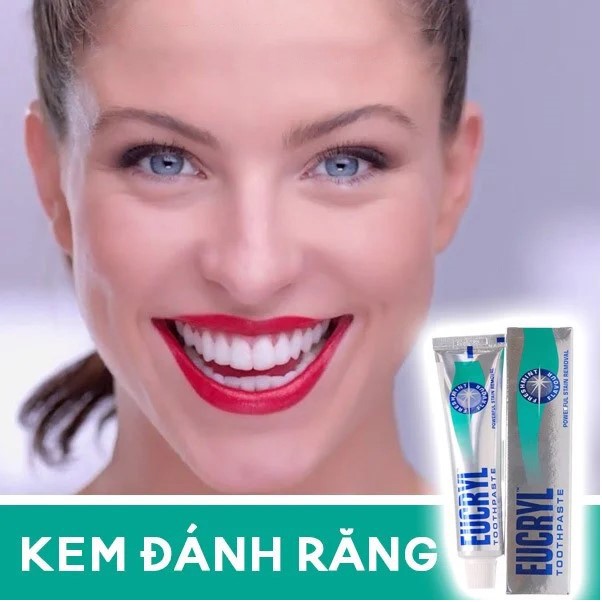Kem Đánh Răng Eucryl Tẩy Trắng Eucryl Toothpaste 62g