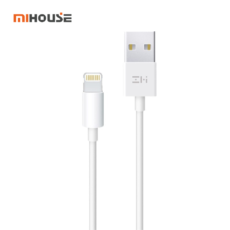 Cáp ZMI AL813 USB Cable Lightning MFI dùng cho iPhone Ipad (White) 100cm