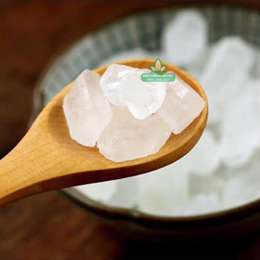 Đường phèn trắng 100g, đường phèn Lam Sơn, vị ngọt thanh, dùng nấu chè, chưng yến, nấu siro