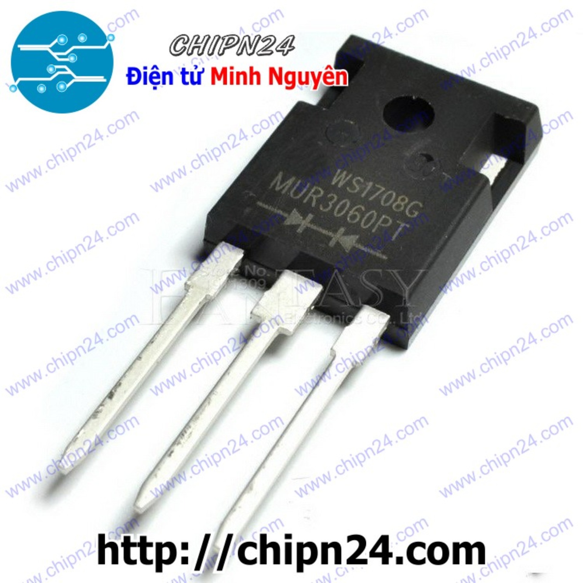 [1 con] (DIP) Diode MUR3060 30A 600V TO-247 (MUR3060PT 3060) [Diode Schottky]