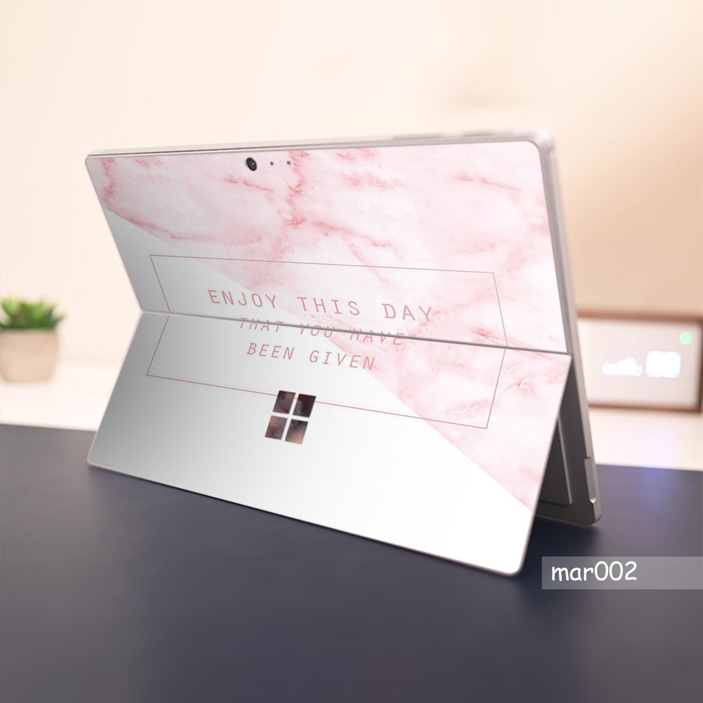 Skin dán hình vân marble cho surface 3 2015; go, go 2, go 3; pro 2 3 4 5 6 7 8 x