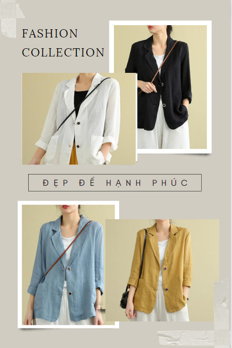 Áo khoác vest blazer nữ phong cách hàn quốc  ( mã SP11)