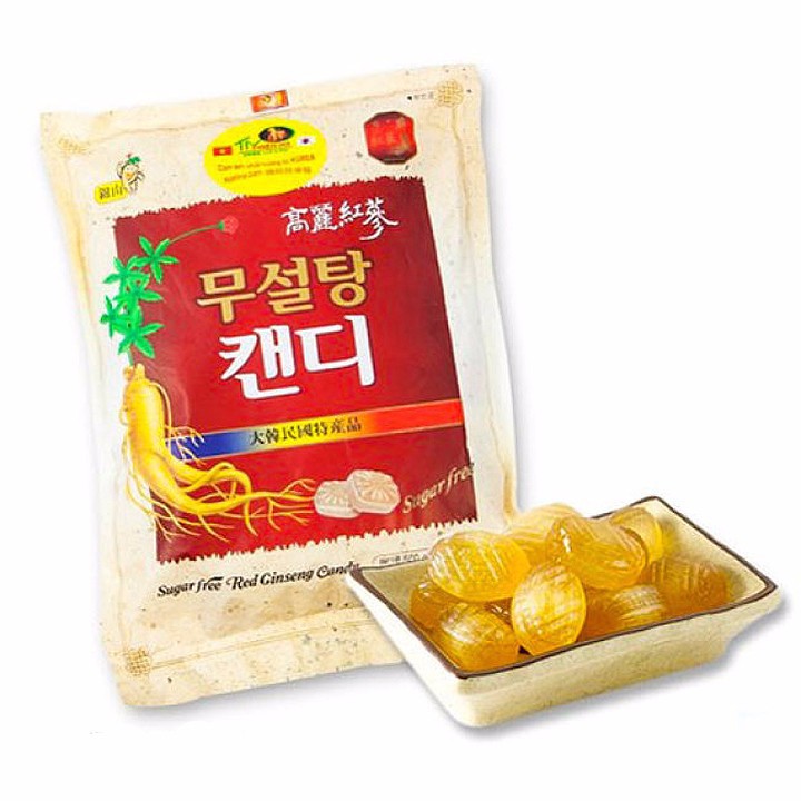 Bịch 500gr kẹo sâm không đường suger free hàn quốc🇰🇷, date mới 24 tháng. dhhouse