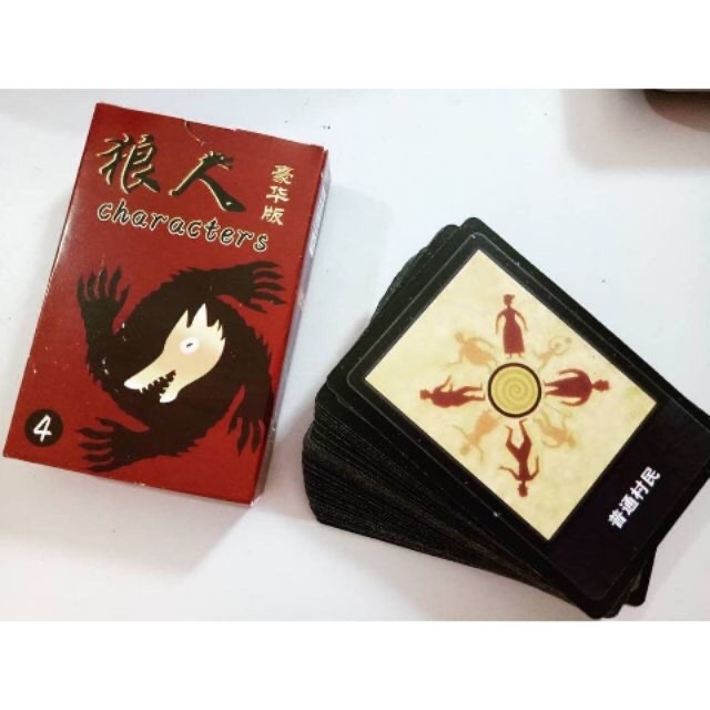 [HCM]Bộ thẻ bài ma sói 55 lá bìa cứng