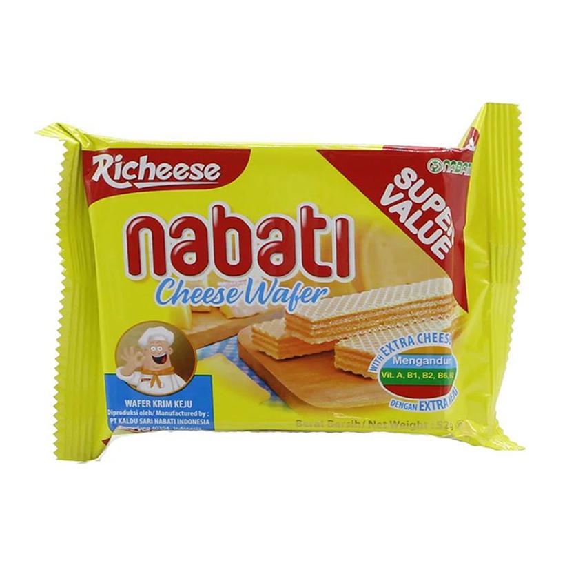 [Siêu thị WinMart] - Bánh xốp nhân phô mai Nabati gói 52g