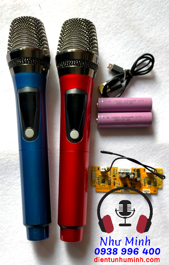 Mic Loa Kéo M-09 CAO CẤP  Dùng Pin Sạc.