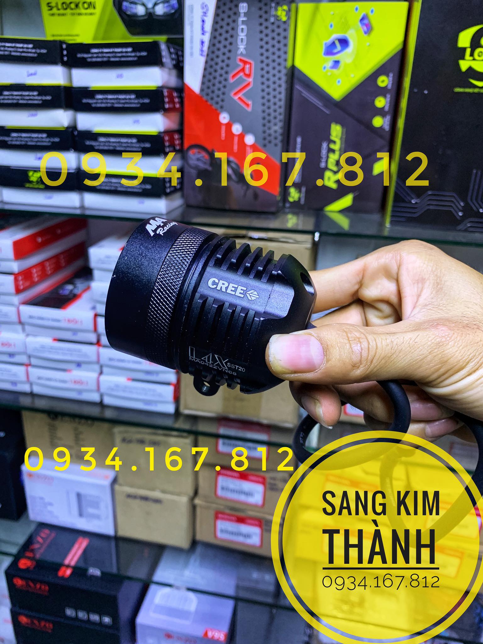 [HCM]Đèn Trợ Sáng L4X Chip Cree Sst20 Loại 1