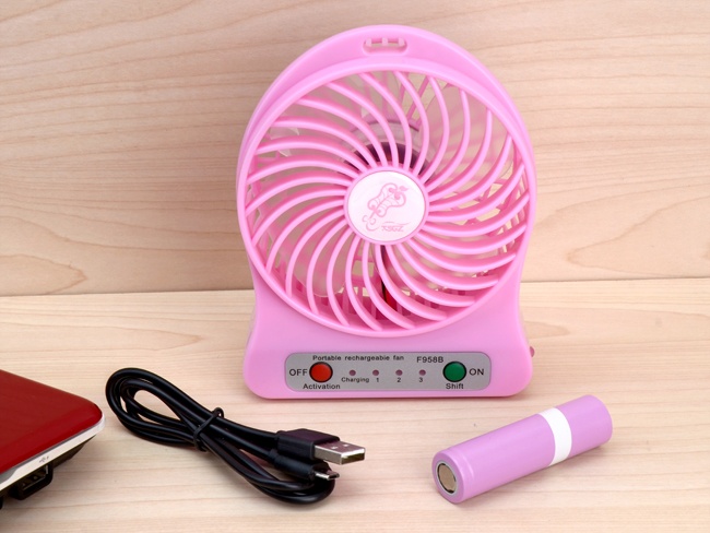 [HCM]Pin quạt 3 tốc độ Mini