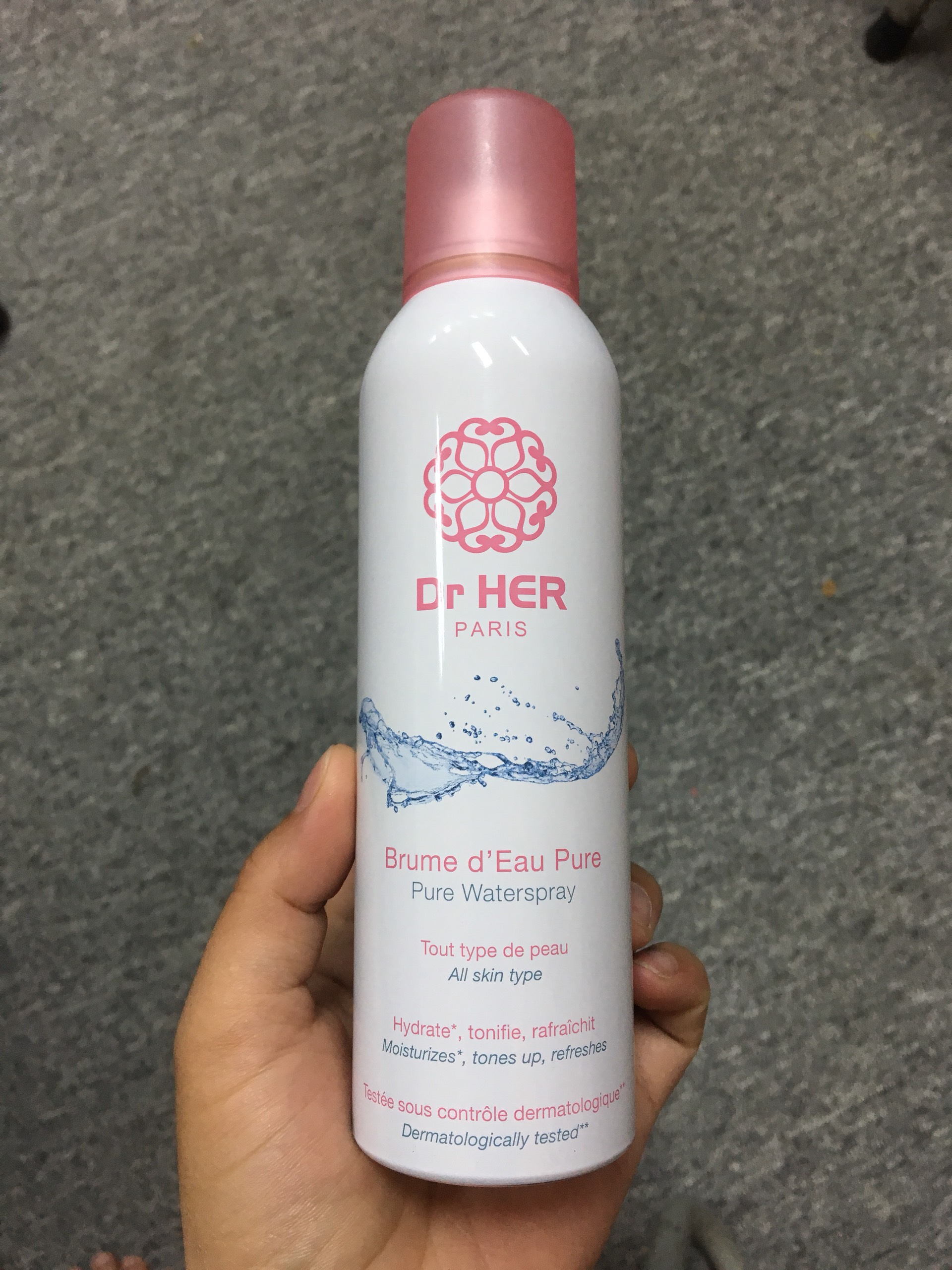 Xịt Khoáng Dr Her Paris Làm Dịu Da 150ml