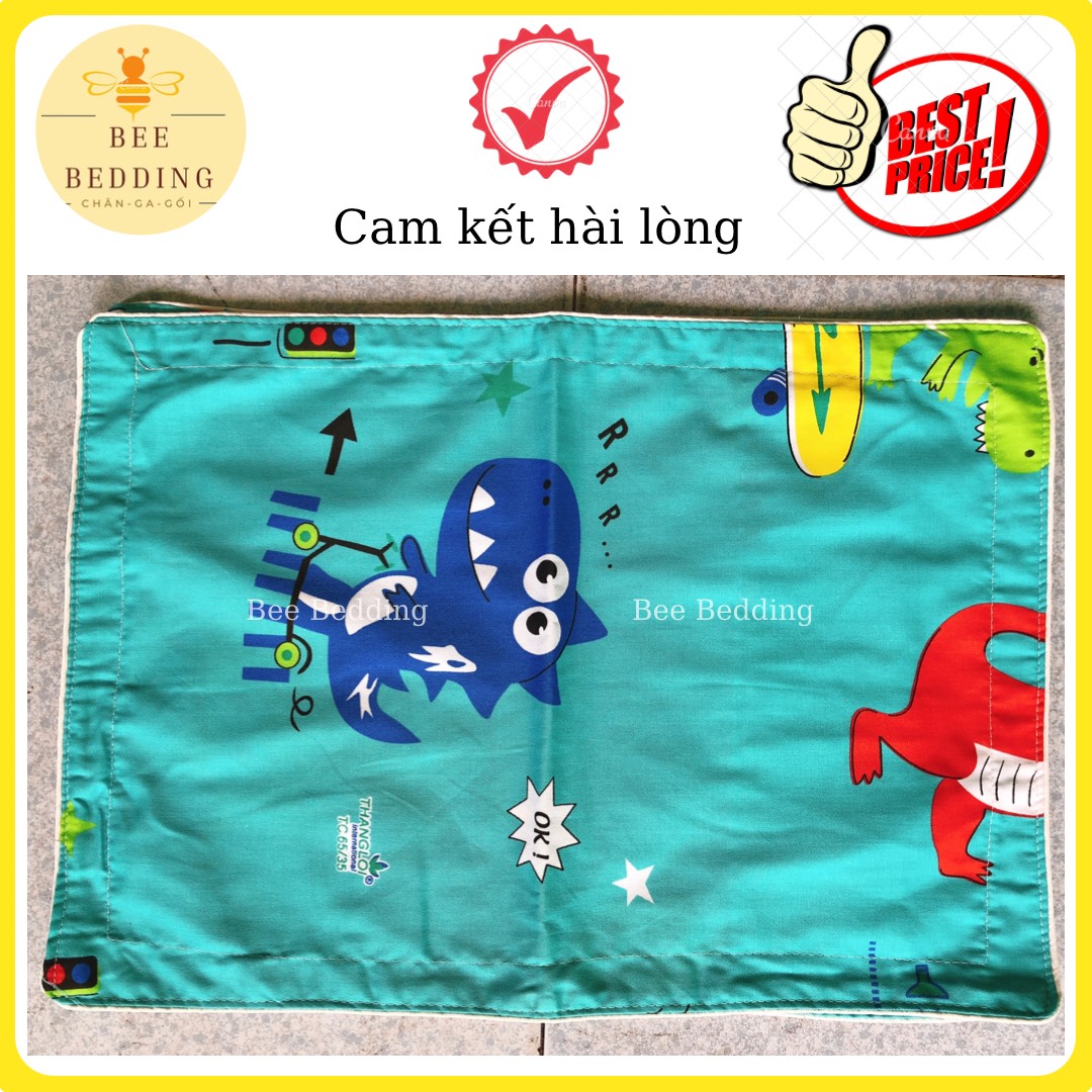 Vỏ gối em bé 30x40 cotton Thắng Lợi