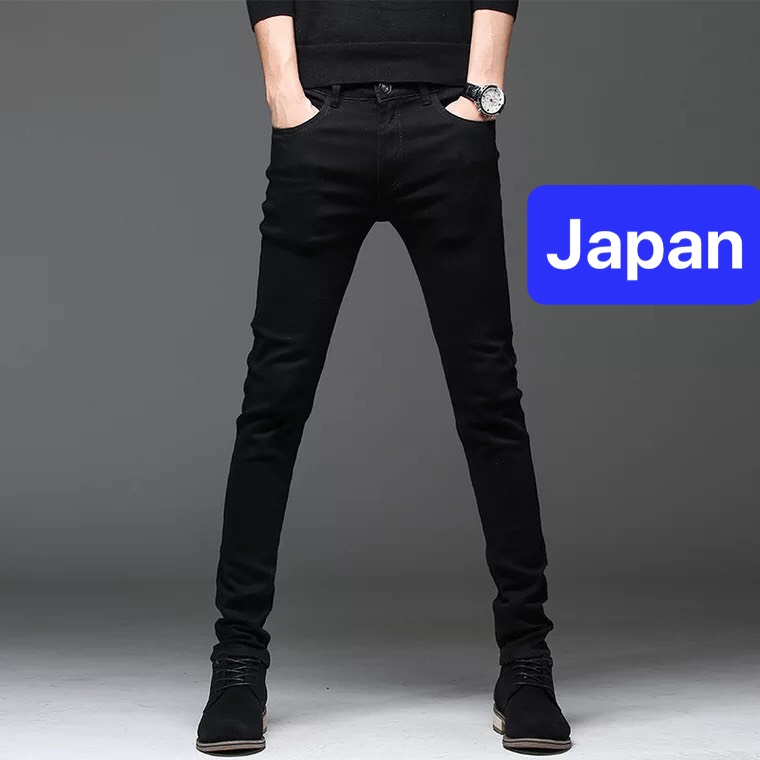QUẦN JEAN NAM CHẤT BÒ ĐEN TRƠN HOT BOY NHẬT BẢN CO GIÃN NHẸ CAO CẤP NHẬT BẢN SIÊU HOT TREND 2022 JP-20 JAPAN FASHION