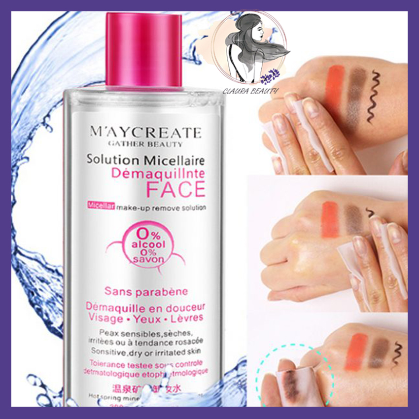 [HCM][CHÍNH HÃNG] Nước Tẩy Trang MAYCREATE 300ml Claura Beauty