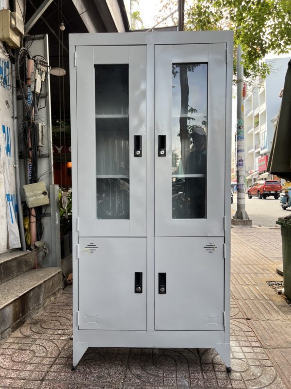 Tủ hồ sơ văn phòng 4 cánh mở cao cấp sơn tĩnh điện