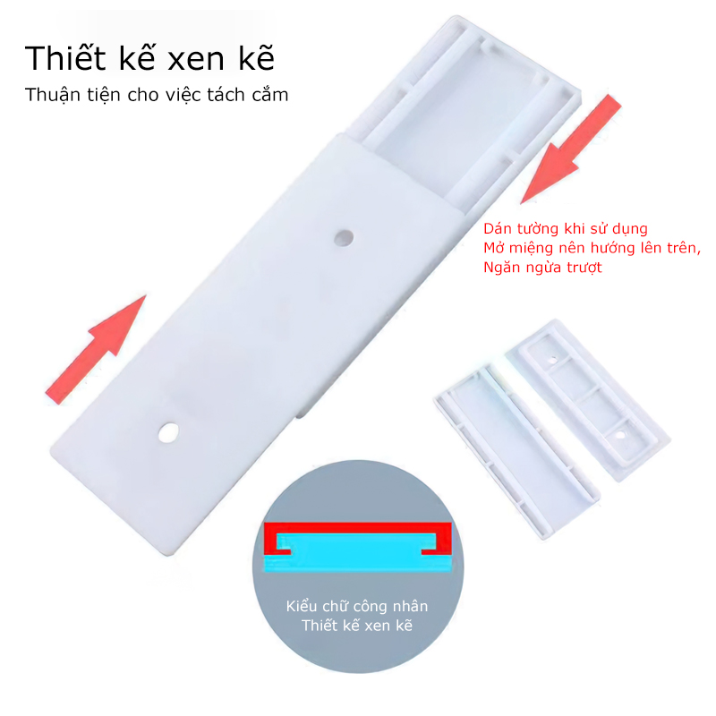 Wall Stickers Hanging Power Sockets, Wifi Modem / Wall Mounting Bracket Fixed Power Socket
