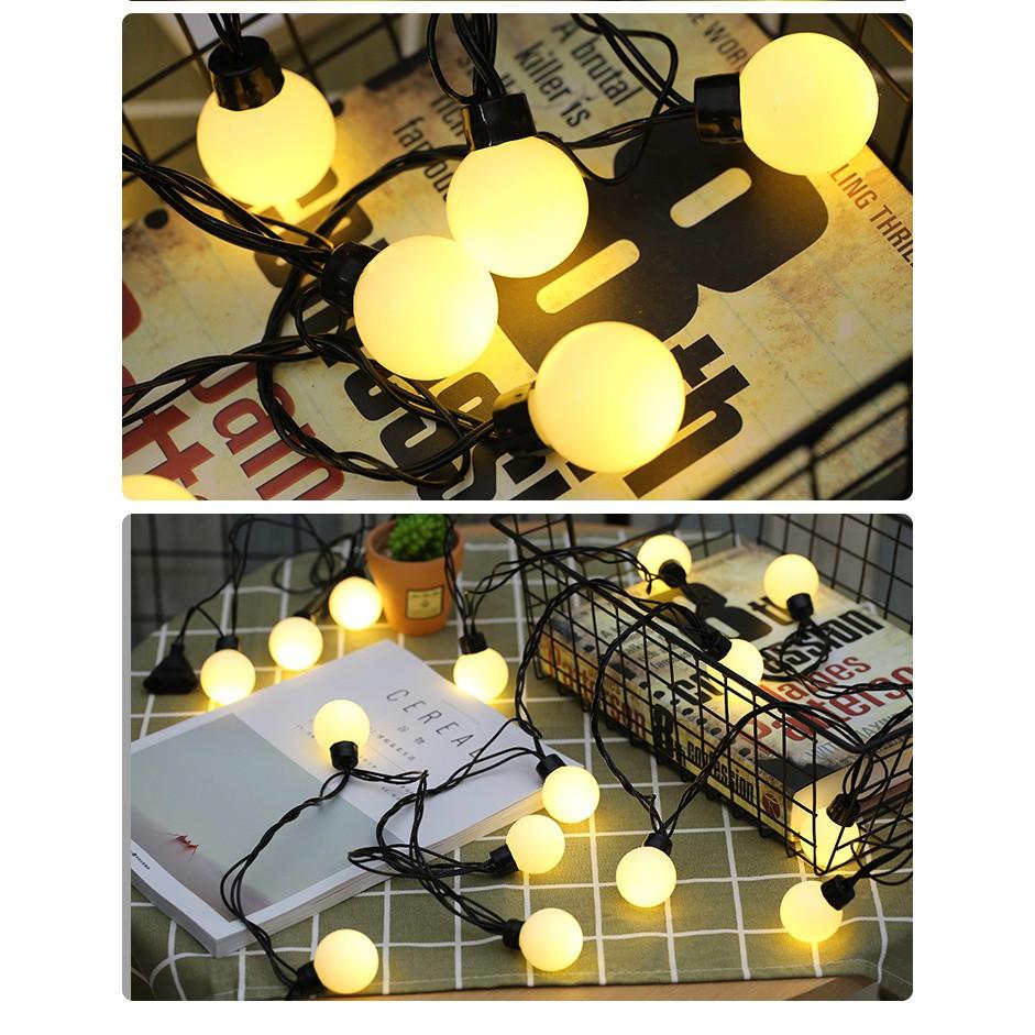 Dây đèn pingpong - Led bi đục - Đèn trang trí nhà cửa