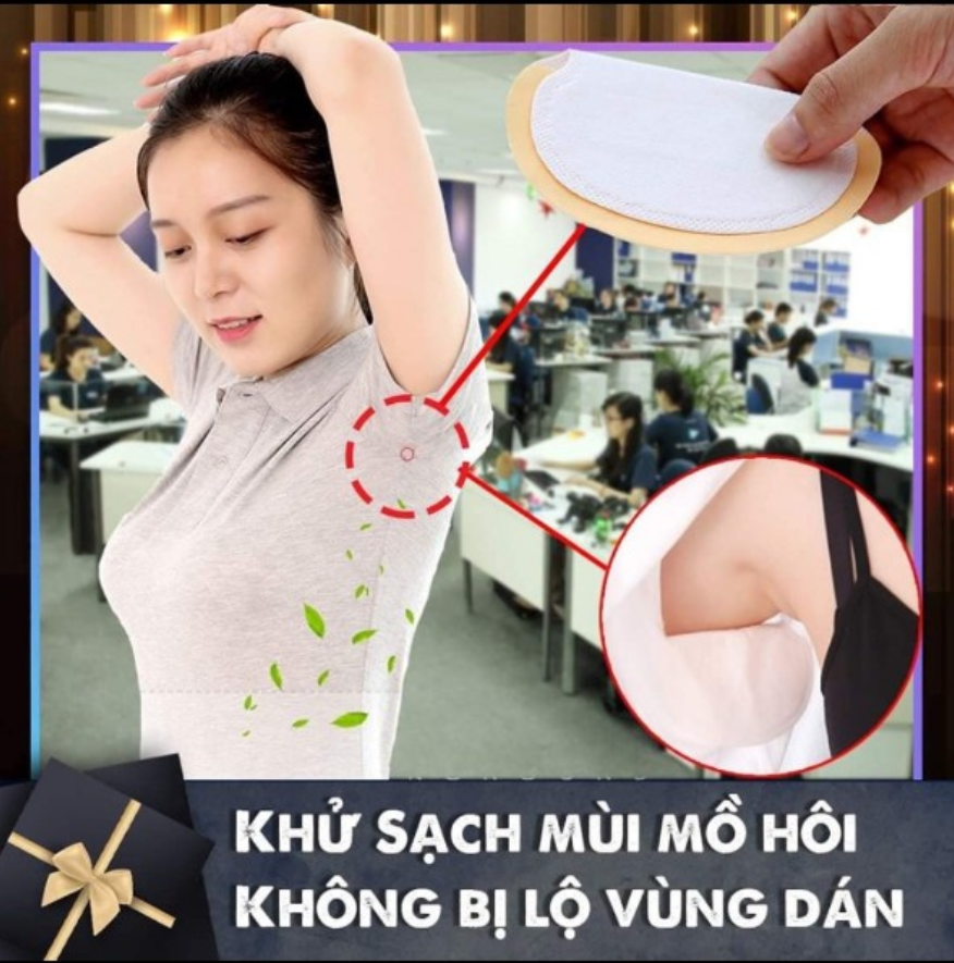 Combo 10 Túi ( túi 2 miếng ) dán thấm mồ hôi nách