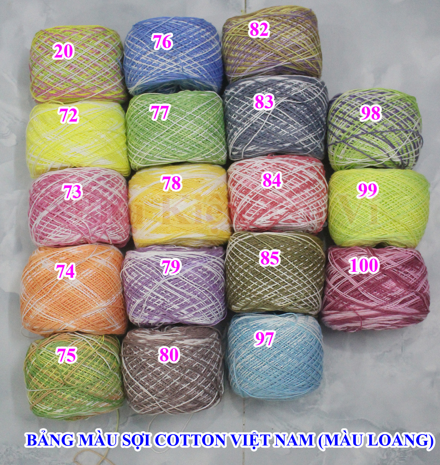 Sợi cotton Việt Nam (1mm)