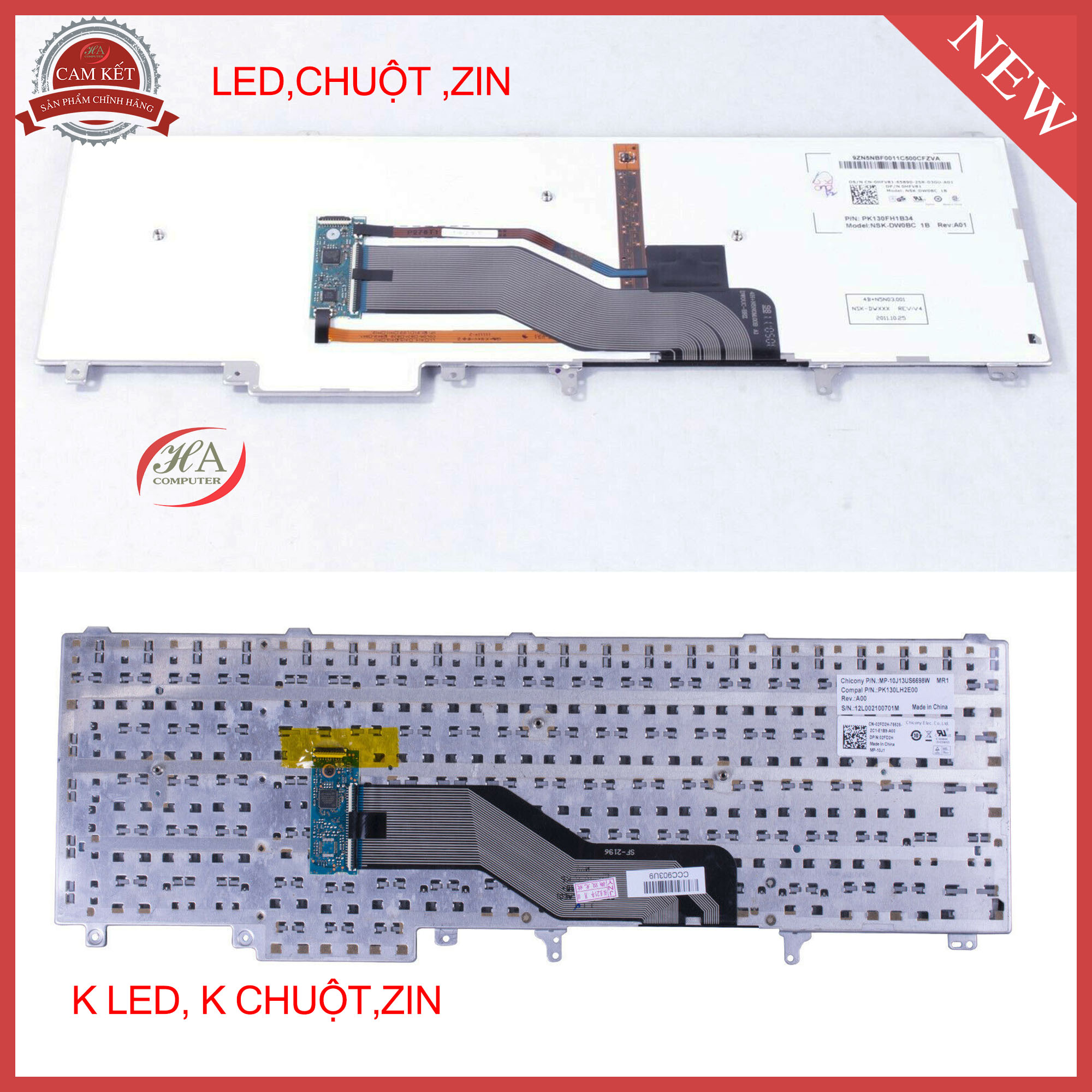 Keyboard Dell Latitude E6520