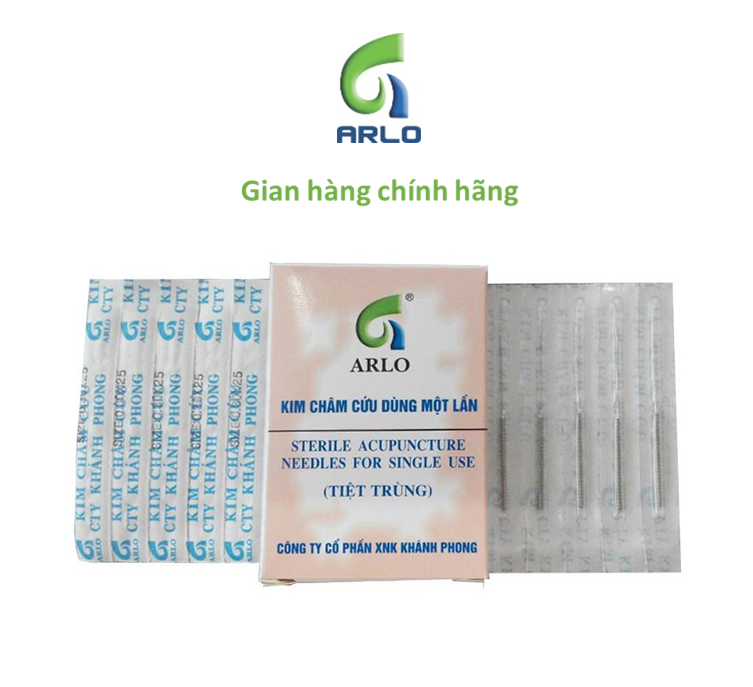 Kim châm cứu nhĩ châm Arlo vô trùng dùng 1 lần