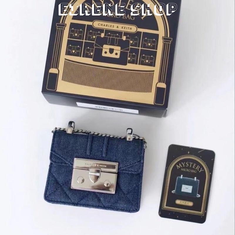 Túi mini cnk qbb khoá bấm túi cnk dây xích đeo chéo fullbox đủ màu hàng chuẩn