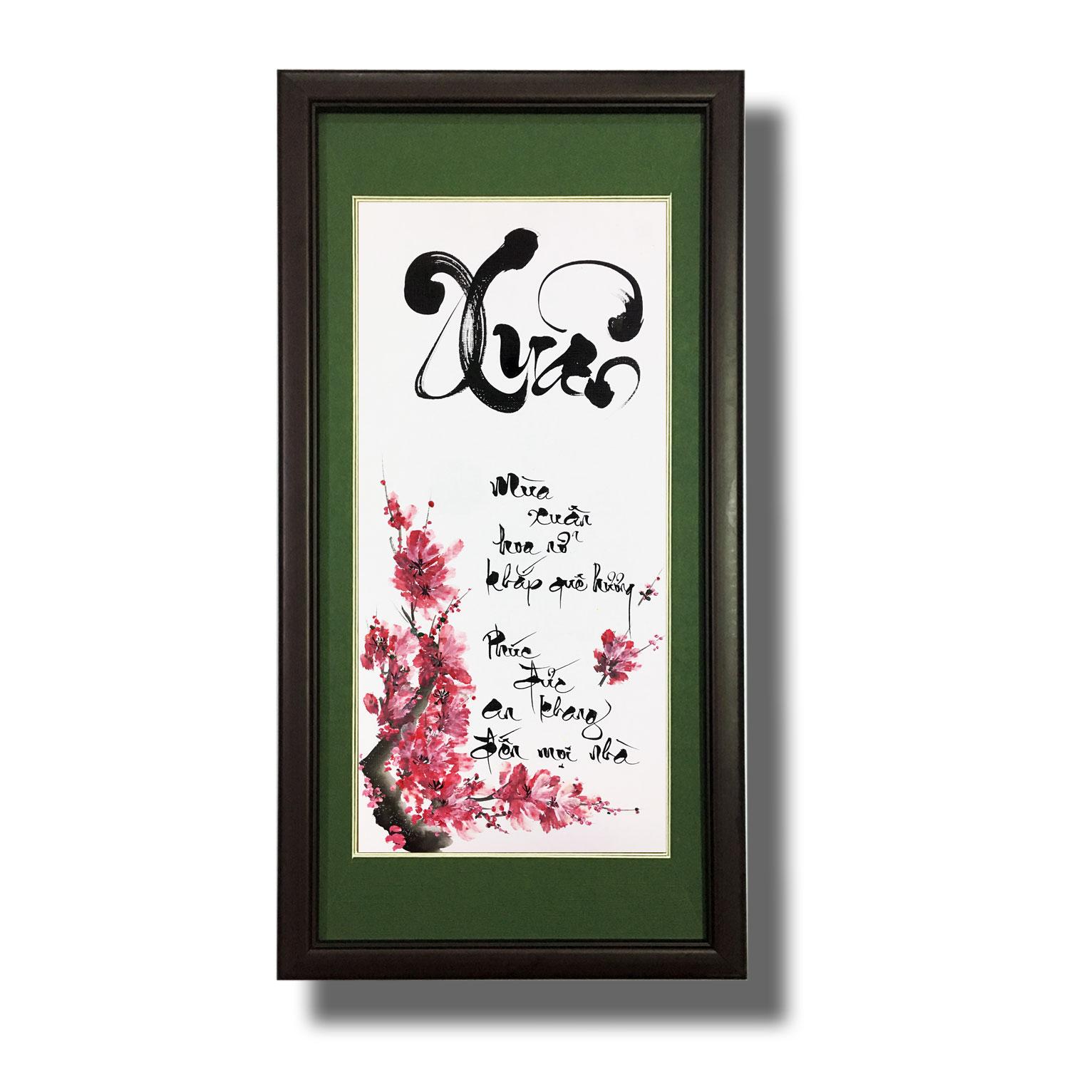 Tranh treo tường - Thư pháp Chữ Thầy 02 - Tranh Mỹ Thuật Minh Hiền