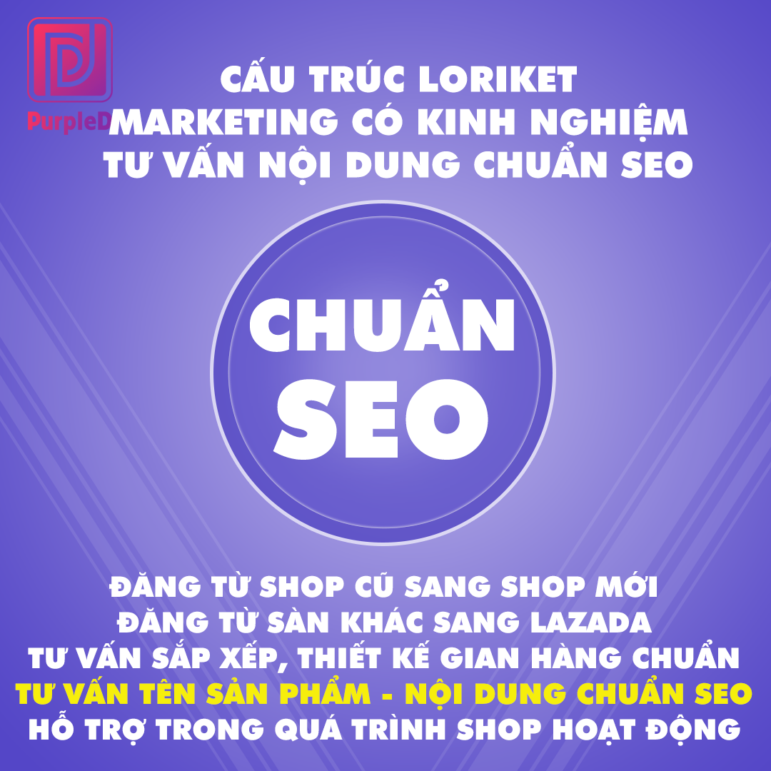 [HCM]Gói Combo Đăng 50 Sản phẩm CHUẨN SEO - PurpleD Store