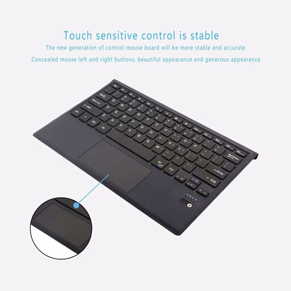 Bluetooth Keyboard for Microsoft Surface Pro 7 6 5 4 3 Keyboard PU Leather Magnetic keyboard with touchpad