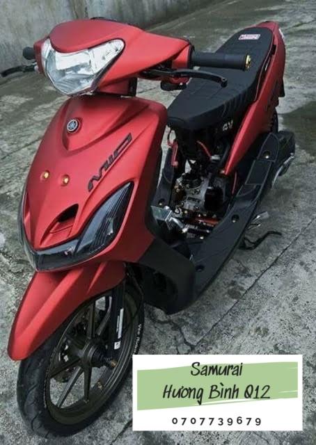 [COMBO] Sơn xịt Samurai màu Candy Đỏ - Y138 + phủ mờ 128A