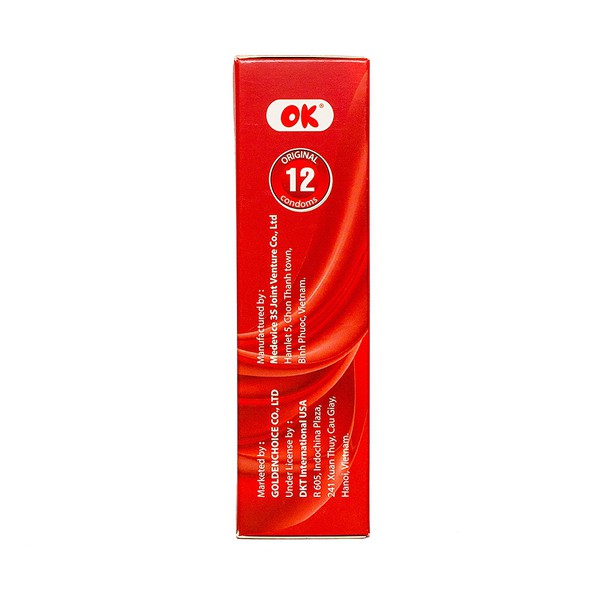 Bao Cao Su Ok Original Hộp 12 Cái