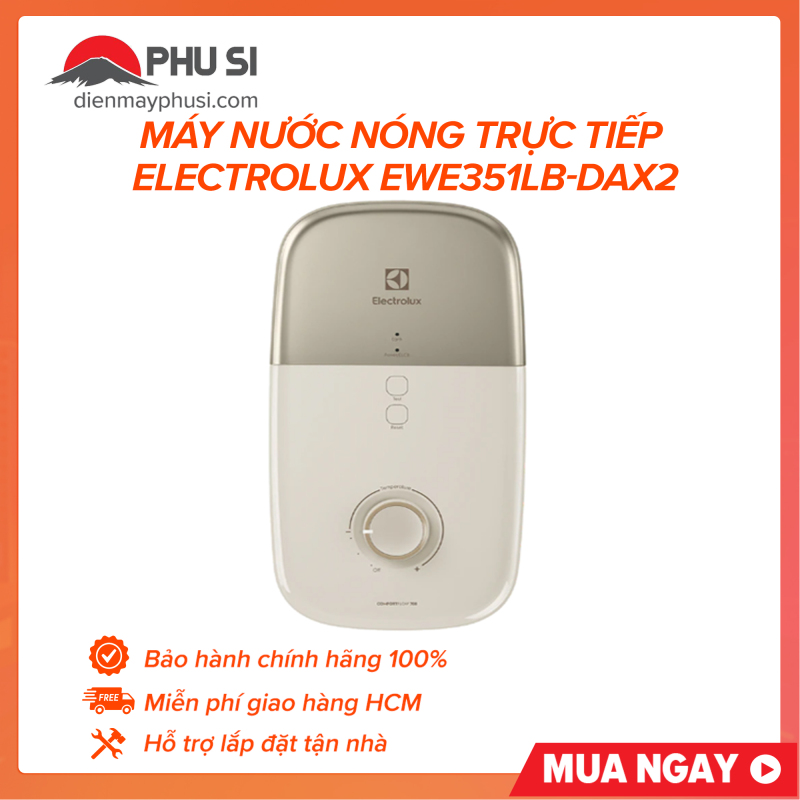Bảng giá Máy Nước Nóng Trực Tiếp ELECTROLUX EWE351LB-DAX2