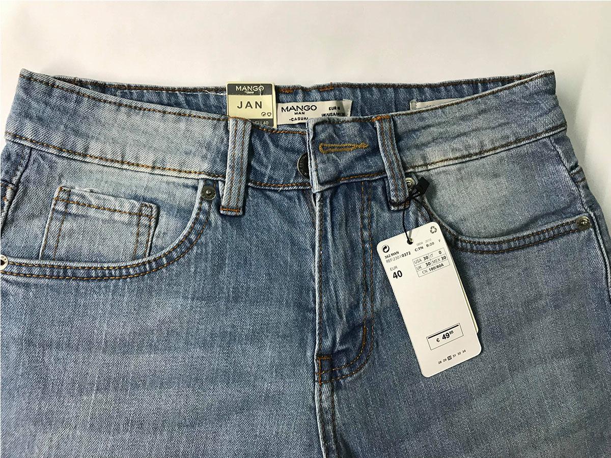 quần short Jean nam Mango, hàng VNXK