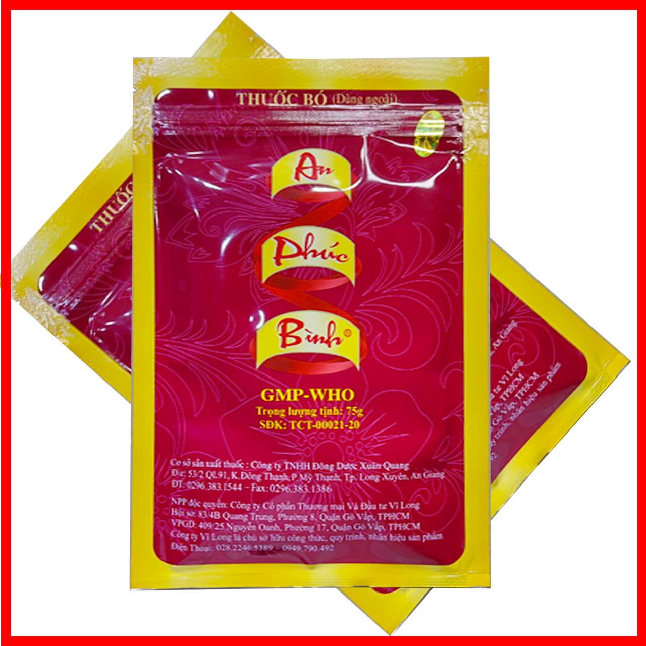 bột thảo dược An Phúc Bình 72g