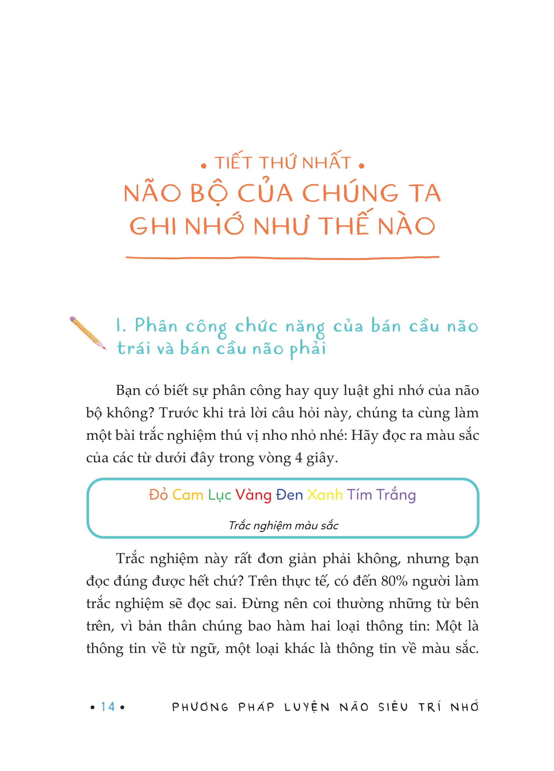 Sách Fahasa - Phương Pháp Luyện Não Siêu Trí Nhớ