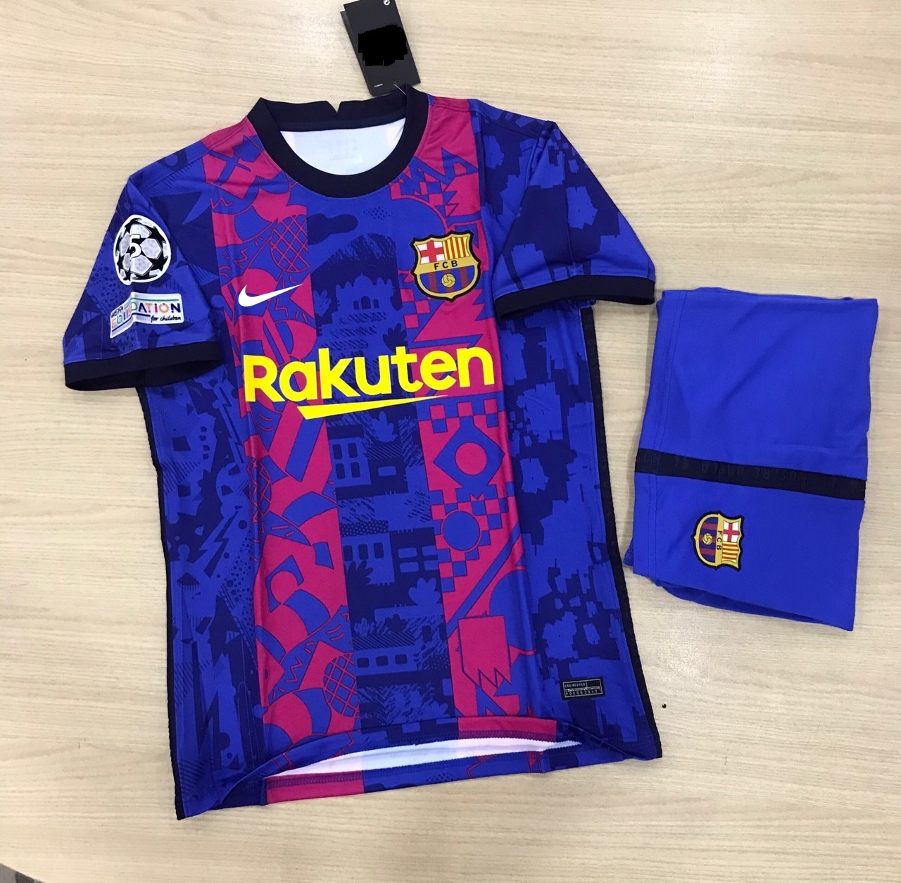 Áo Bóng Đá CLB Barcelona- 2022- Chất Polyeste Thái Cao Cấp - Co Giãn 4 Chiều