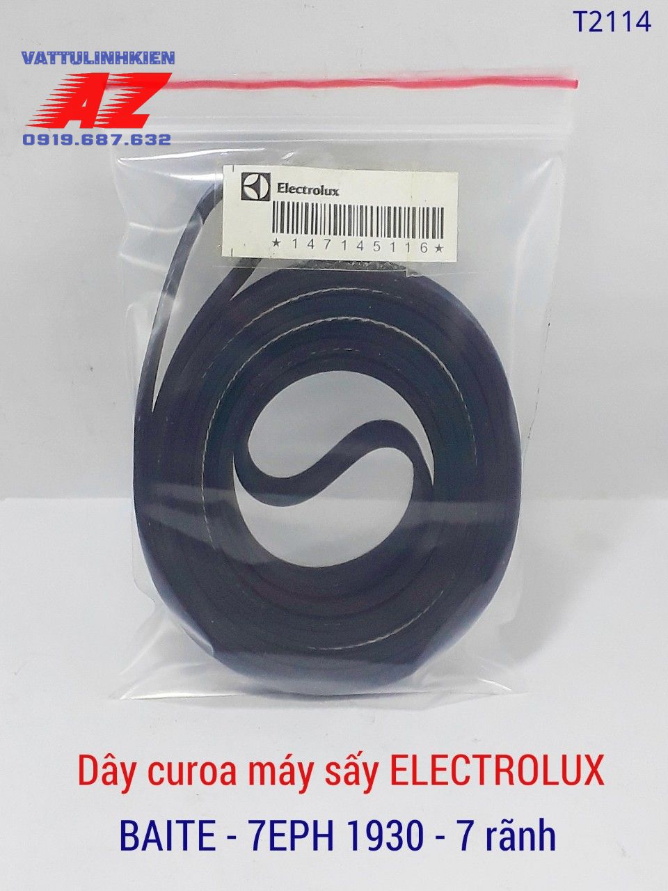 Dây curoa  máy giặt sấy ELECTROLUX 7 rãnh 7EPH1930 - 7PH1971