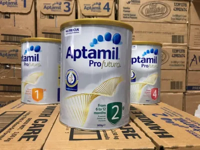 Sữa bột số 2 cho bé 6 – 12 tháng tuổi Aptamil Profutura Step 2 900g (Aptamil Úc)