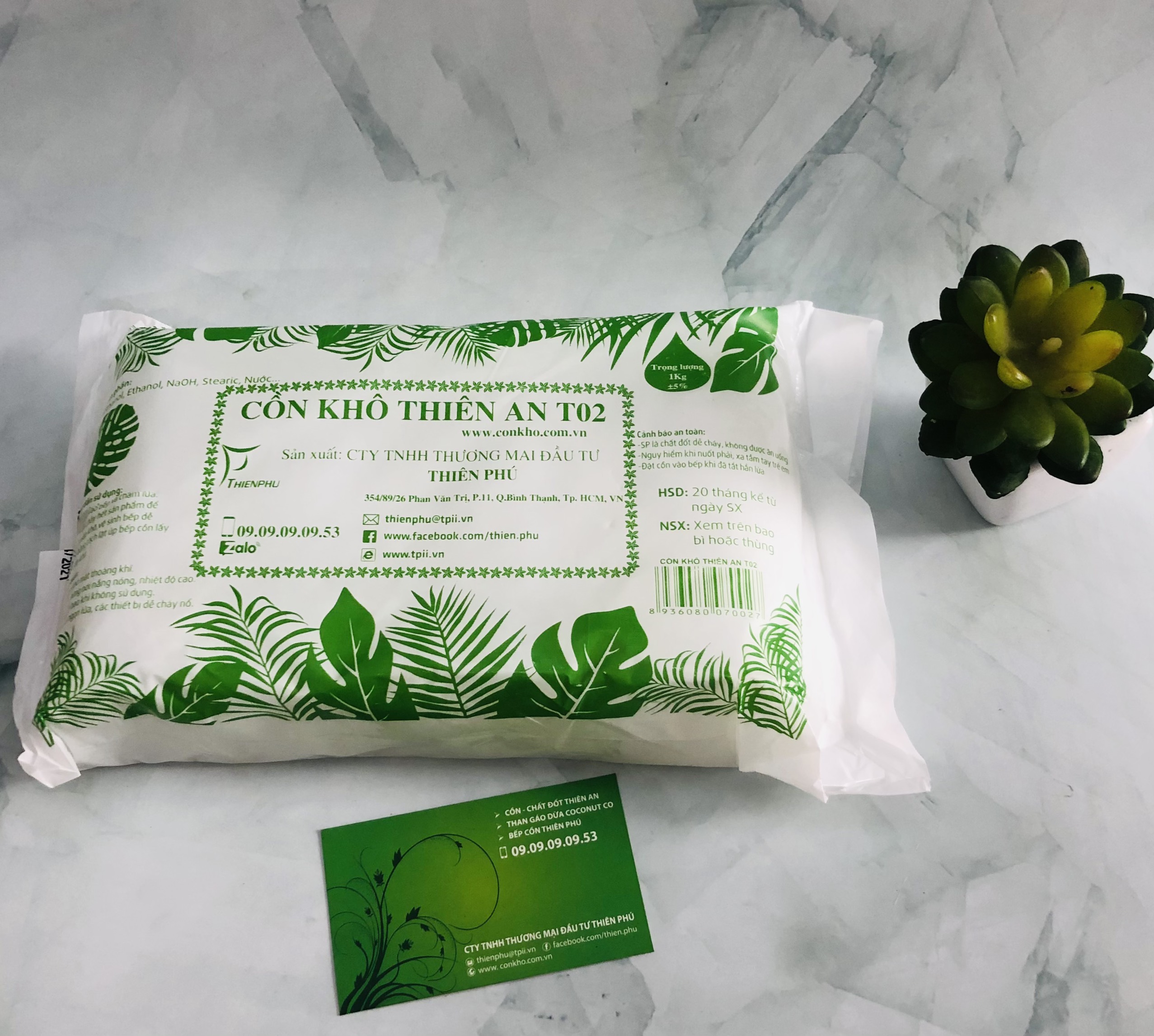 Cồn khô Thiên An loại 2 - MSP : T02