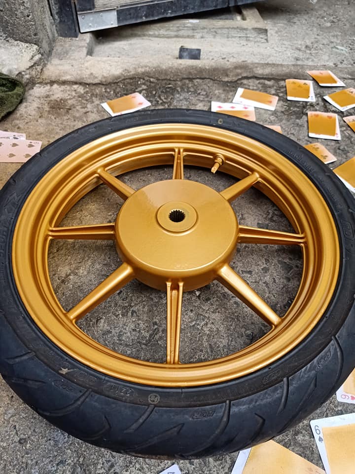 CHAI SƠN SAMURAI MÀU VÀNG ĐỒNG ÁNH KIM 123