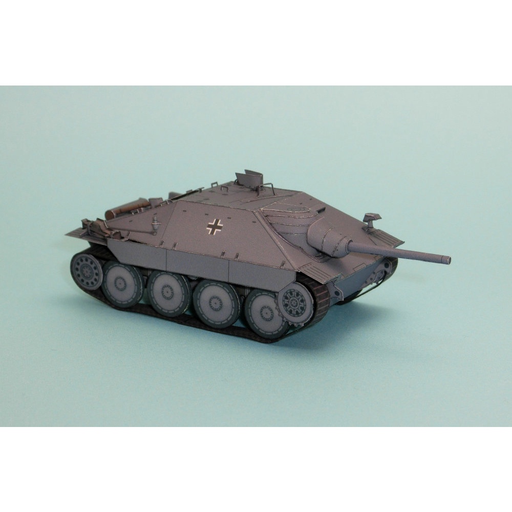 Mô hình giấy 3D  xe tank Hetzer tỉ lệ 1/72