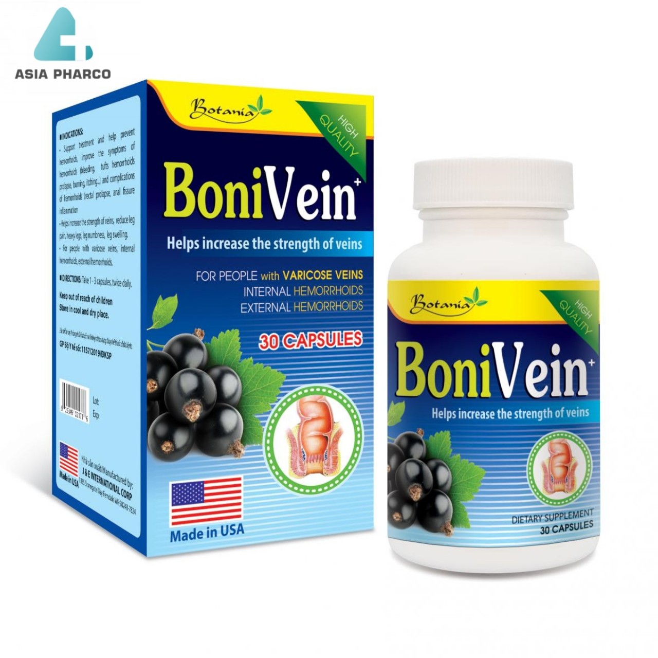 [HCM]BONIVEIN - HỖ TRỢ ĐIỀU TRỊ BỆNH TRĨ SUY GIÃN TĨNH MẠCH