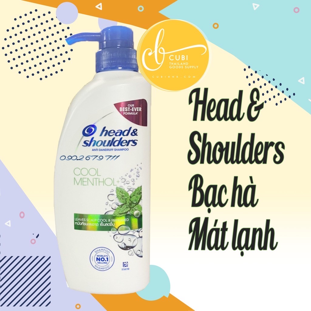 Dầu gội Head & Shoulder Thái Lan 450ml - Bạc hà