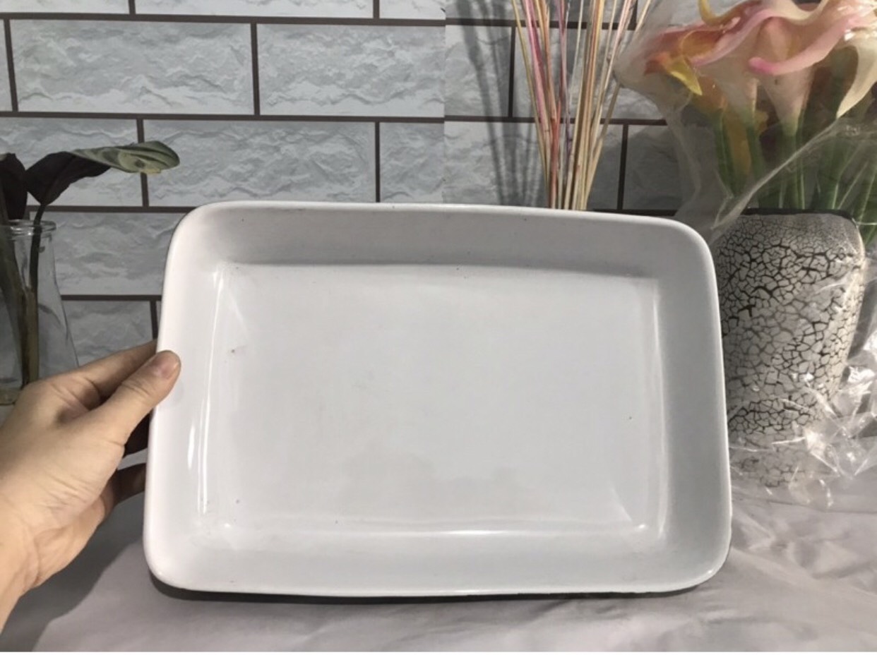 Chậu sứ chữ nhật trồng cây