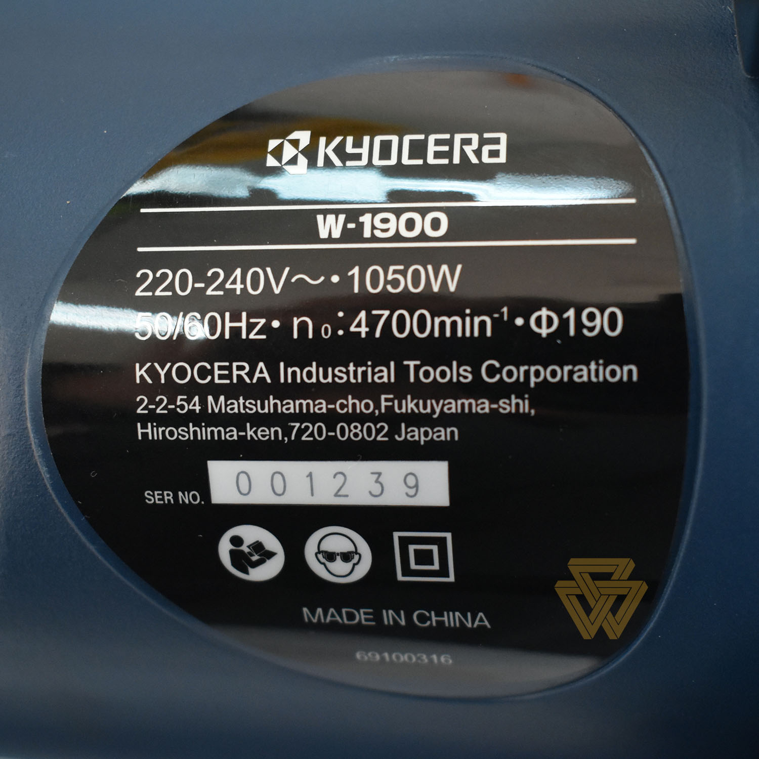 Máy Cưa Đĩa Tròn 1050W 190mm Ryobi W-1900