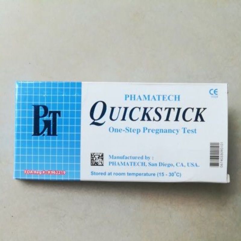 Quickstick One - Step Prehnancy Test Phamatech cao cấp