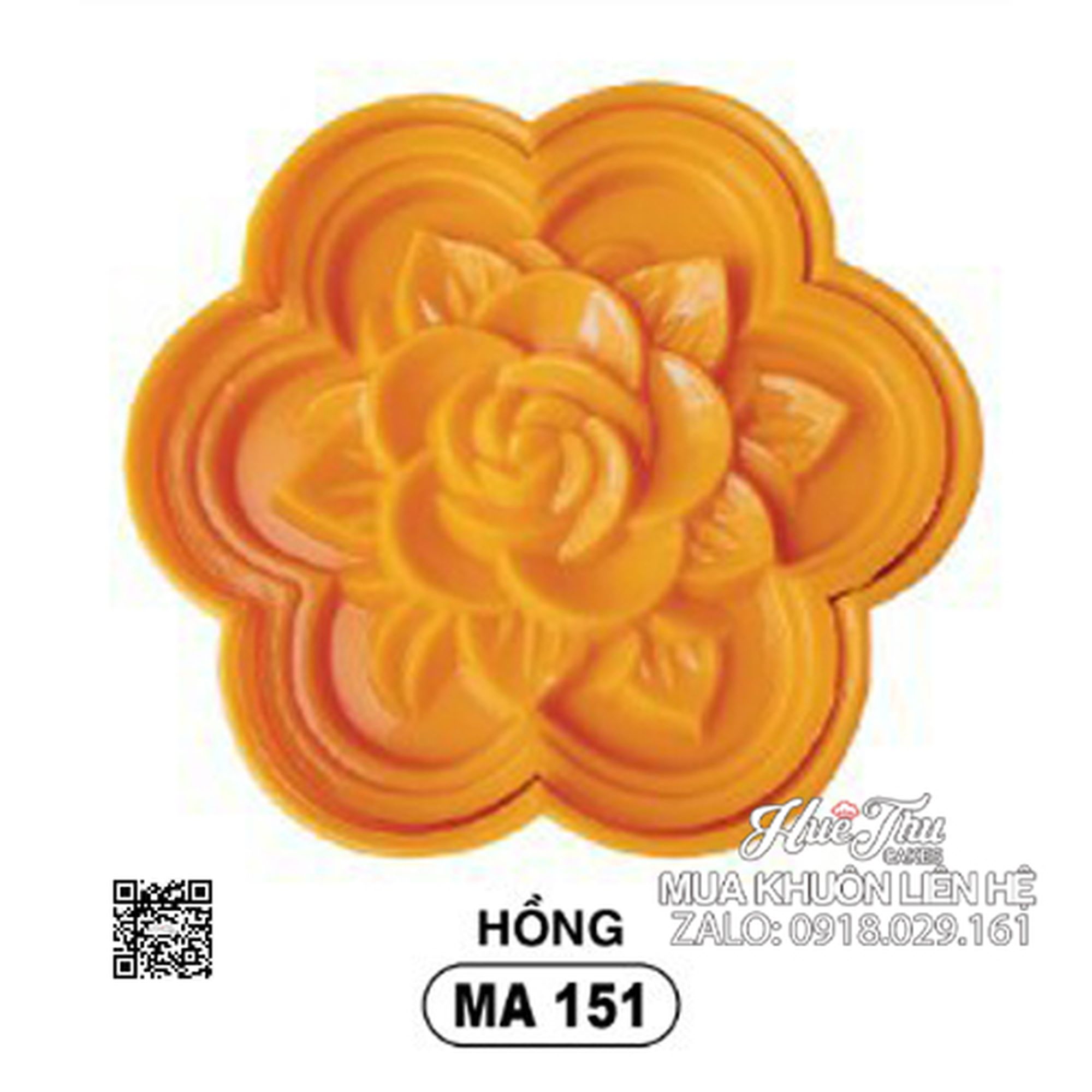 Khuôn xôi hình Bông Mai 15cm - khuôn ép xôi, khuôn nhấn xôi Vĩnh Trường
