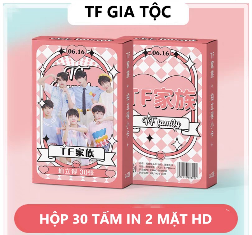 [Có sẵn] Hộp lomocard TNT TF GIA TỘC TFBOYS