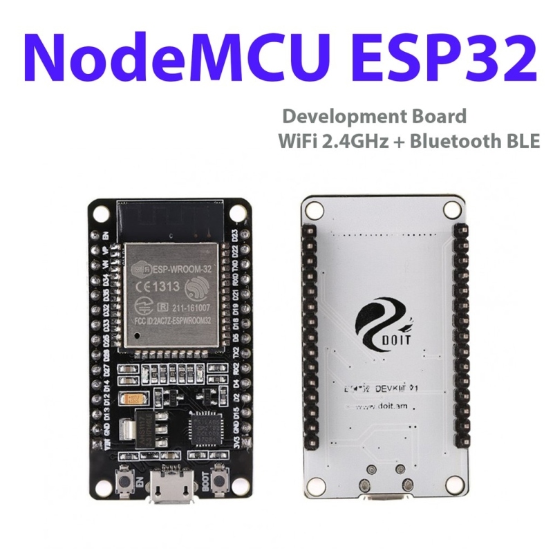 ☒☢▪  NodeMCU ESP32 Wifi BLE - CP2102- (kit thu phát IoT)