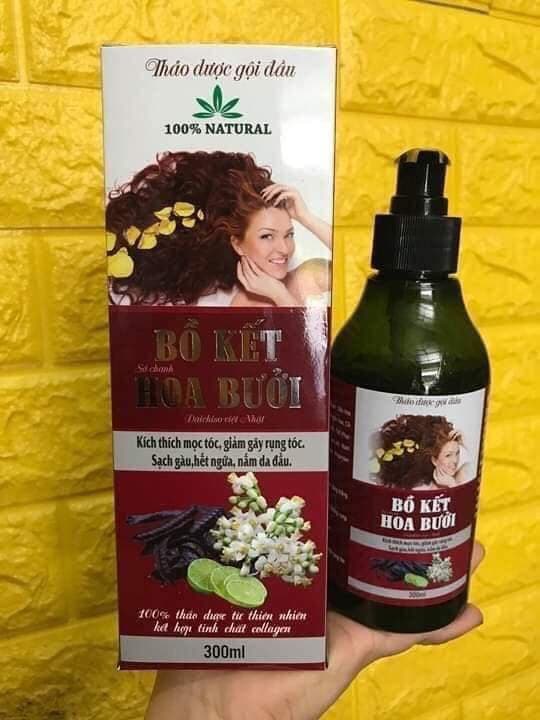 Dầu gội bồ kết xả chanh hoa bưởi