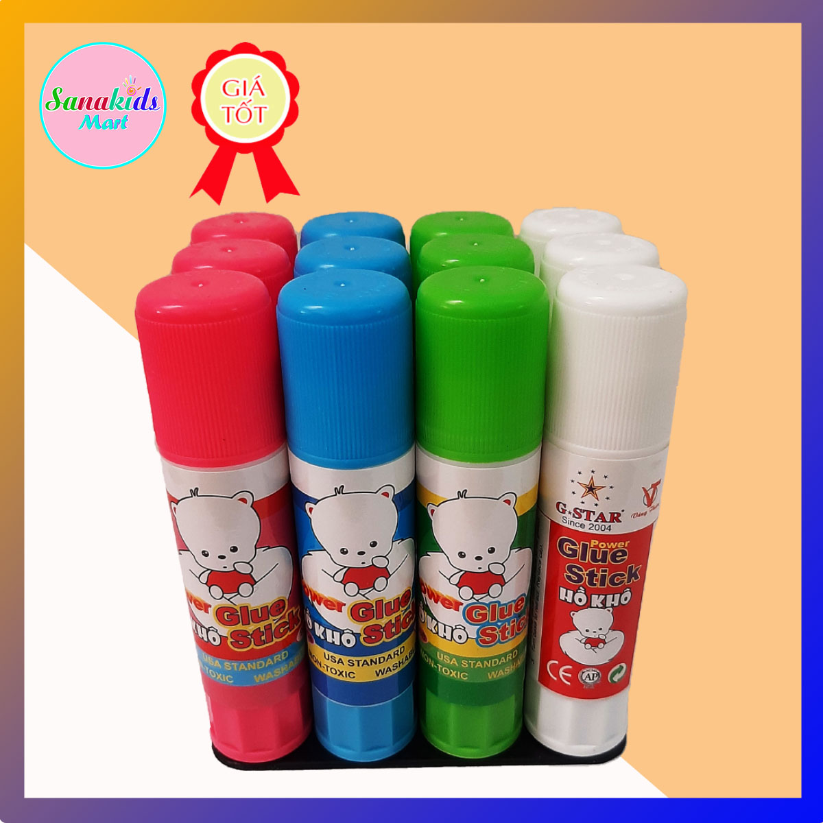 [HCM]Combo 2 thỏi hồ khô G-star dán giấy siêu dính