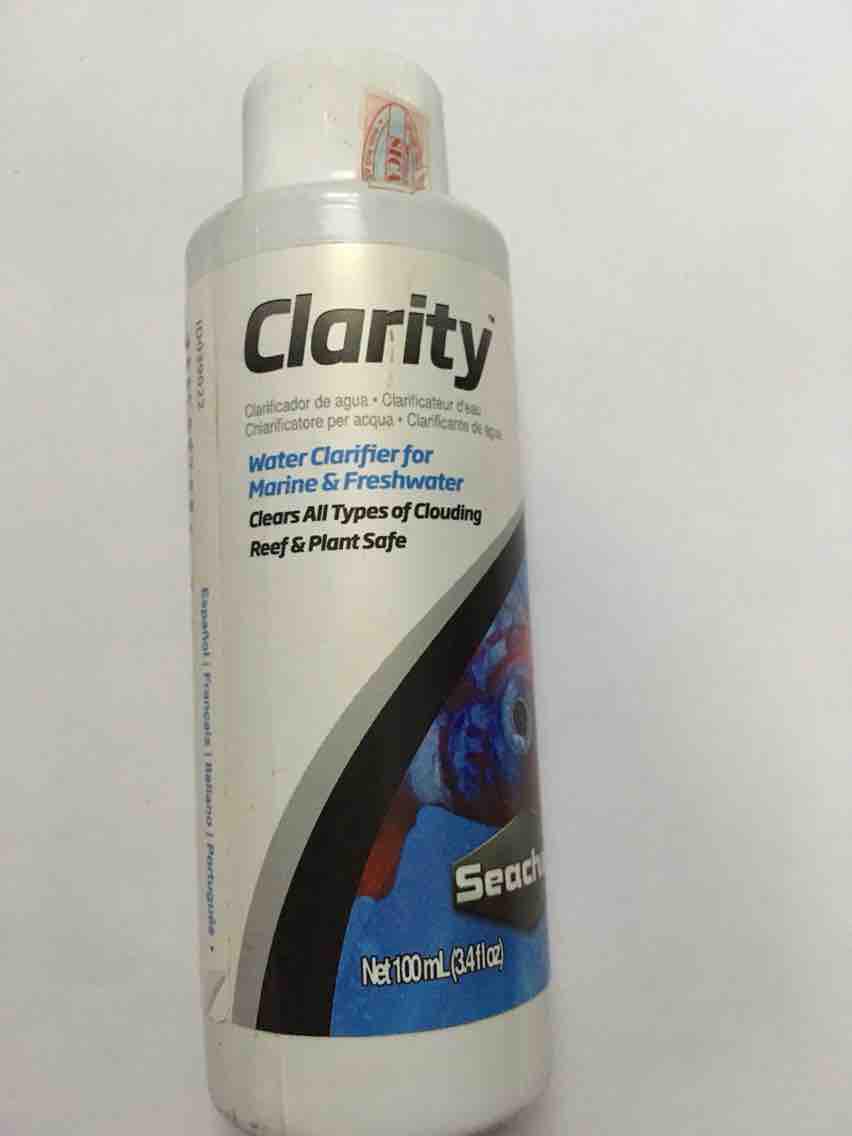[HCM]Khử đục làm trong nước Seachem Clarity 100ml